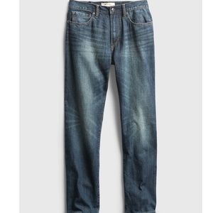 Straight Jeans With Washwell Gap W38 L32 Gap men pants denim jeans discontinued